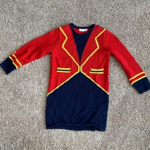 Stella McCartney Red and Navy Kids nutcracker Dress